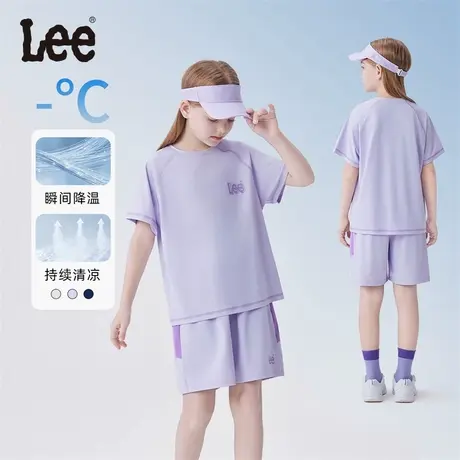 lee休闲两件套装短袖儿童套装男女童休闲套装男女同款夏季图片