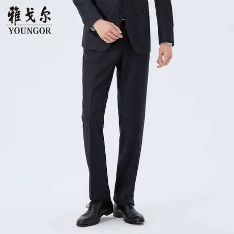 雅戈尔奥莱 商场同款男士西裤秋冬新款官方商务休闲羊毛西裤男商品大图