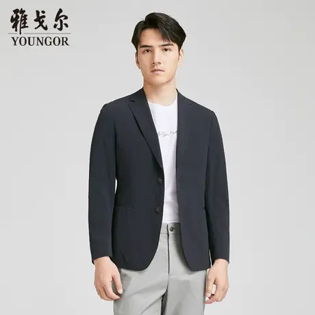 雅戈尔 商场同款男藏青商务系列单西YXXB222728FIY商品大图