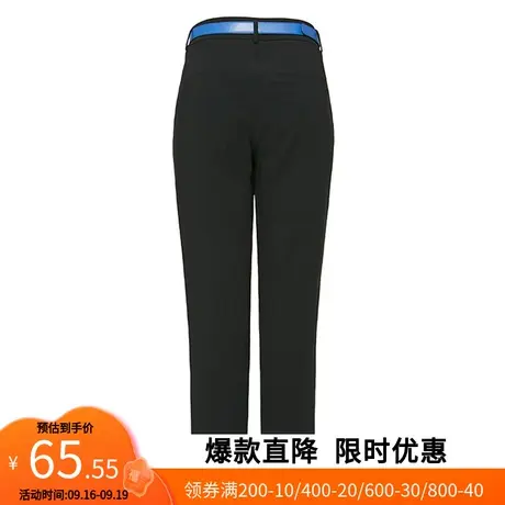 艾格2023春装新款百搭时尚设计感小个子紧身修身休闲长裤女裤W331商品大图