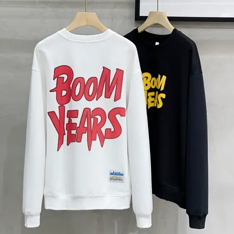 卫衣男圆领潮牌ins日系宽松潮流男士秋装上衣服高街痞帅春秋新款商品大图