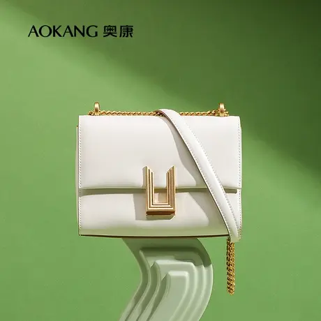 【门店发货】奥康女包2023新款时尚链条包经典纯色单肩斜挎包潮流图片