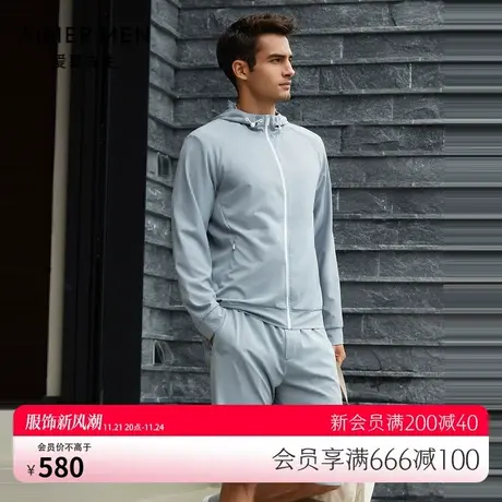 爱慕先生外穿男士22SS轻商旅系列夏季薄款纯色休闲短裤NS82F731图片