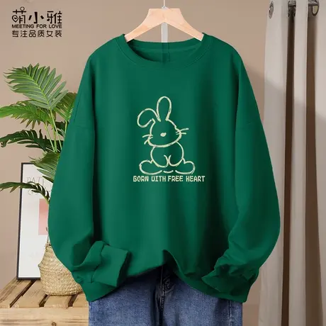 圆领卫衣女2023新款爆款宽松女装上衣秋季薄款小众设计感早秋上衣商品大图