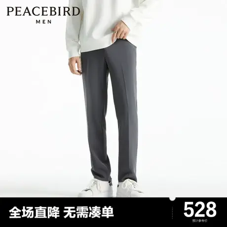 【商场同款】太平鸟男装2023年秋季新款西裤休闲裤男士B1GAD3X04商品大图