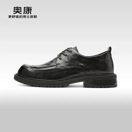 【门店发货】奥康男鞋春秋季新款应了正装皮鞋男真皮商务德比鞋图片