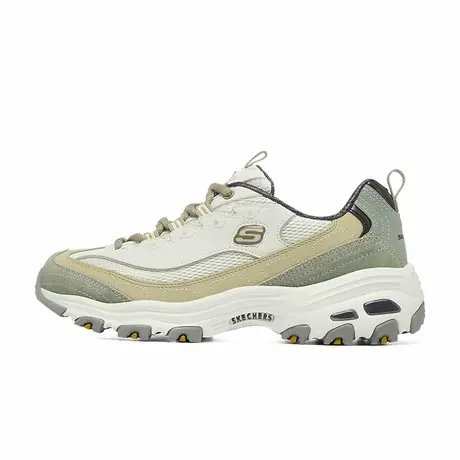 Skechers斯凯奇女鞋老爹鞋厚底舒适透气春夏季款休闲运动鞋熊猫鞋图片