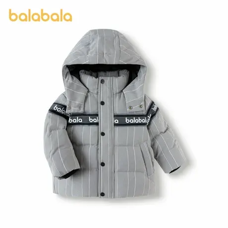 巴拉巴拉童装男童羽绒服宝宝儿童秋冬2024新款连帽外套潮反季清仓图片