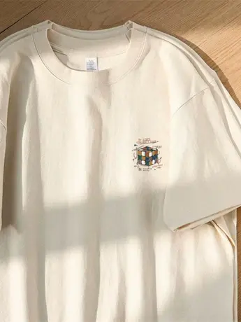 胖mm大码女装上衣服短袖T恤女2023年新款夏季宽松白色百搭韩版ins商品大图