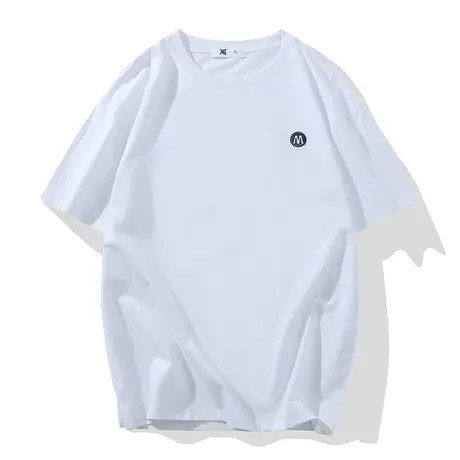 夏季男棉感圆领短袖T恤打底衫潮流印花半袖体恤衫潮牌ins痞帅上衣商品大图