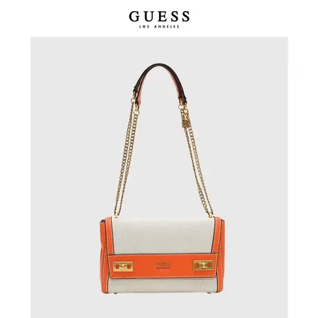 GUESS女士经典复古时尚锁扣链条百搭单肩包-HA787019商品大图