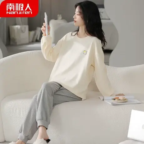 睡衣女春秋款春秋季女款2023年新款纯棉少女士长袖夏款可爱家居服商品大图