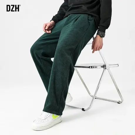 男士直筒裤秋季2023新款宽松阔腿休闲裤子坠感潮牌春夏装运动长裤商品大图