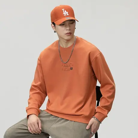 百搭高档男士卫衣秋季男装青少年重磅卫衣百搭潮流男士休闲卫衣图片