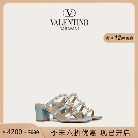 [季末优惠]华伦天奴VALENTINO女士 ROCKSTUD 铆钉凉鞋图片