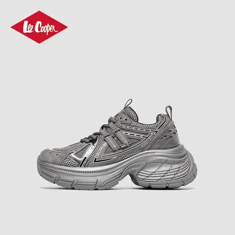 Lee Cooper2025春季新款老爹鞋女小个子厚底增高织面百搭休闲鞋女商品大图