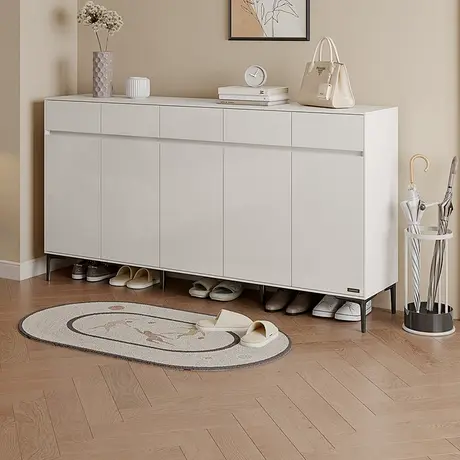 全友家居客厅家用室内门口入户进门靠墙鞋柜玄关柜一体126106H商品大图