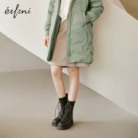 【商场同款】伊芙丽设计感半身裙2021冬季新款百搭裙子1CB242221图片