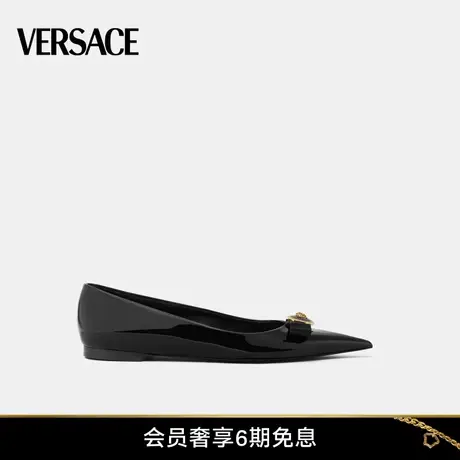 【春夏新品】VERSACE/范思哲 女士 Gianni Ribbon 平底鞋图片