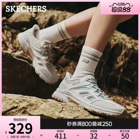 斯凯奇闪穿鞋|2025夏新款女厚底耐磨户外鞋舒适跑步鞋休闲运动鞋商品大图