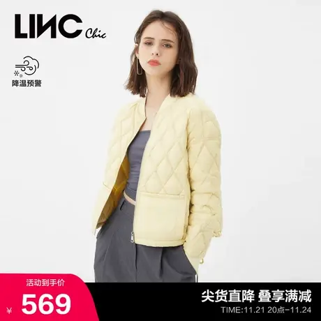 LINCCHIC金羽杰羽绒服女都市通勤轻薄短款羽绒服女冬季Y21801142商品大图