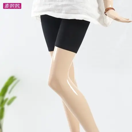 棉4分防走光安全裤女夏外穿短裤棉5分保险裤四分胖妹打底裤防磨腿商品大图