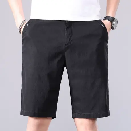 冰丝夏款西装短裤男士夏季薄款休闲马裤男款五分不过膝中裤男裤子商品大图