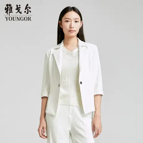 【商场同款】雅戈尔男士西服春季新款官方商务休闲羊毛西装外套男商品大图