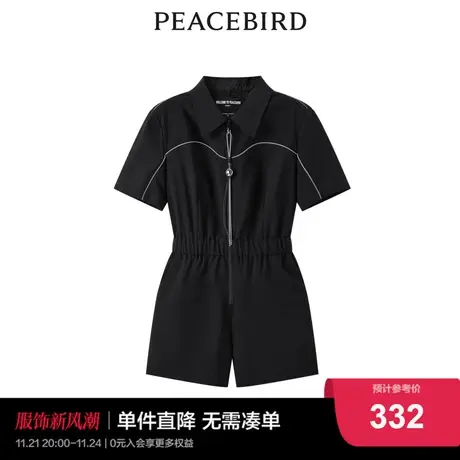 商场同款太平鸟2023年夏季新款国风西装连衣裤A3FBD2116图片
