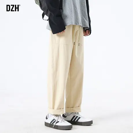 男士直筒休闲裤男春夏款工装裤潮牌男裤宽松裤子2023新款阔腿裤男商品大图