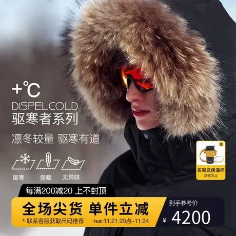 【工装风】Hazzys哈吉斯冬季新款男士保暖羽绒服鸭绒外套潮流男装图片