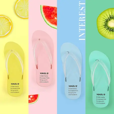 2024新款人字拖鞋女时尚ins潮夏防滑浴室夹脚凉拖鞋可湿水沙滩鞋商品大图