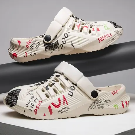 雨鞋夏天户外情侣钓鱼水鞋胶鞋踩屎感厨房防滑两穿开车沙滩涉水鞋商品大图