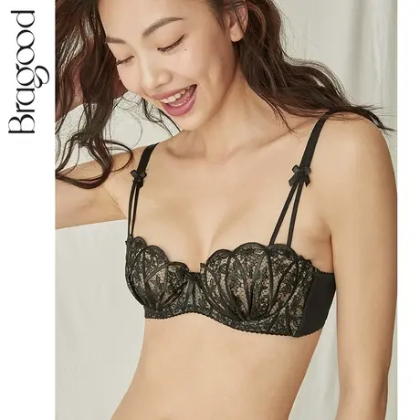 内衣女本命年套装小胸聚拢性感文胸红色内衣大胸显小兔年胸罩蕾丝图片