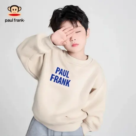 大嘴猴男童卫衣加绒冬季女孩衣服校园风新年童装休闲儿童冬装潮童图片