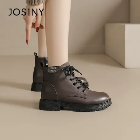 Josiny/卓诗尼2025冬马丁靴女款鞋子爆款女鞋英伦风靴子爆款短靴商品大图