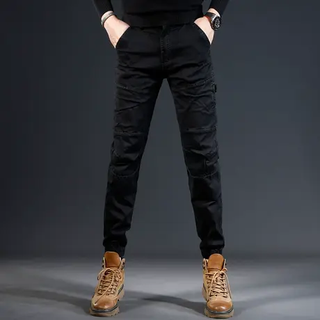 2023新款休闲工装宽松束脚裤男商品大图