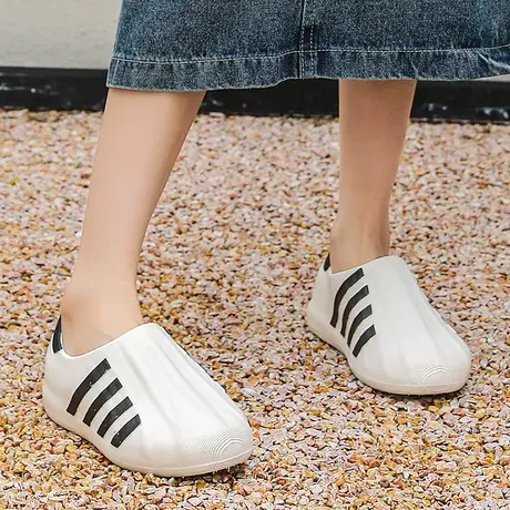 时尚新款外穿短筒低帮防水鞋防滑胶鞋厨房工作鞋雨鞋女款雨靴耐磨图片