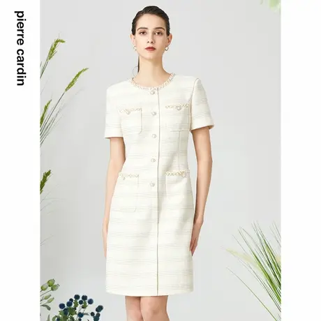【皮尔卡丹女装】夏季时尚通勤小香风连衣裙【专柜正品】图片