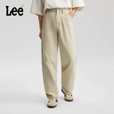 Lee商场同款25秋冬新宽松锥形小Logo徽标男休闲布裤LMB256761209商品大图