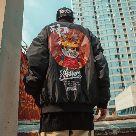 加肥加大情侣潮牌潮流棉衣男潮大码外套oversize国潮棉服男潮宽松商品大图