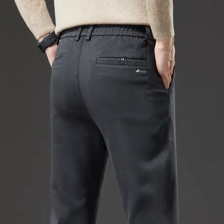 弹力修身直筒休闲长裤子春季男装商务西装西裤春秋款男士春装男裤商品大图