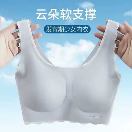 少女内衣青春期发育女孩12岁大童13初高中学生14无痕文胸小背心15图片