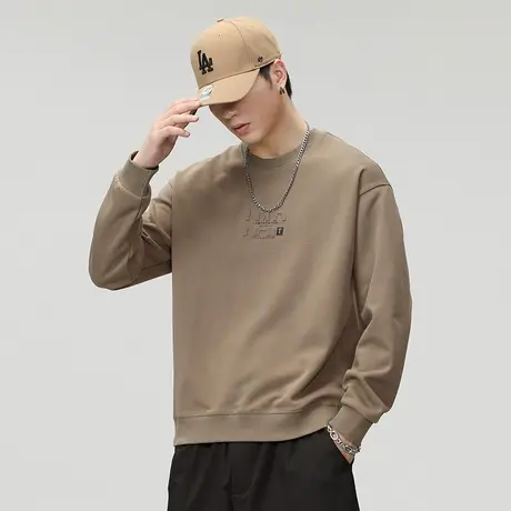 时尚潮流男士卫衣百搭高档男士卫衣秋季男装青少年重磅休闲卫衣图片