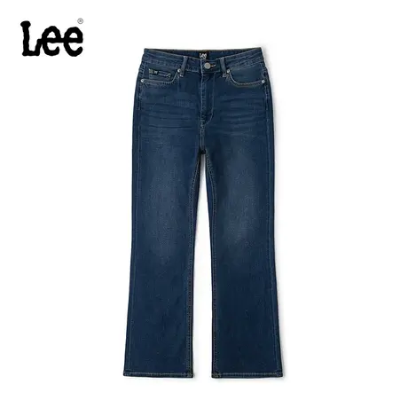 Lee24早春新品426修身高腰天丝蓝色女牛仔裤凉凉裤LWB100426205图片