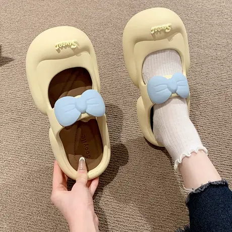 2023夏季新款可爱卡通洞洞鞋女外穿网红超火厚底防滑绝美包头拖鞋商品大图