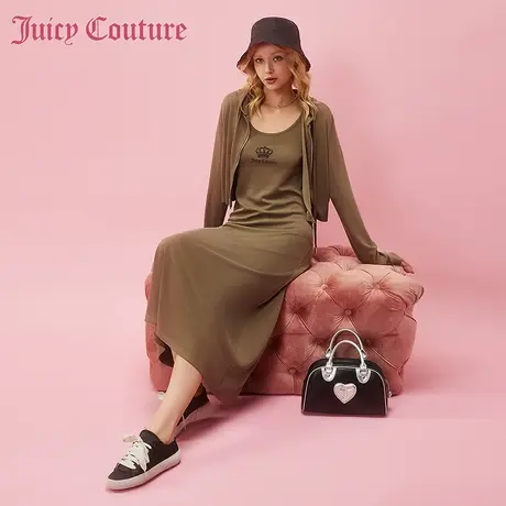 Juicy Couture橘滋春夏新款外套长袖针织针织外套温柔甜美风女图片