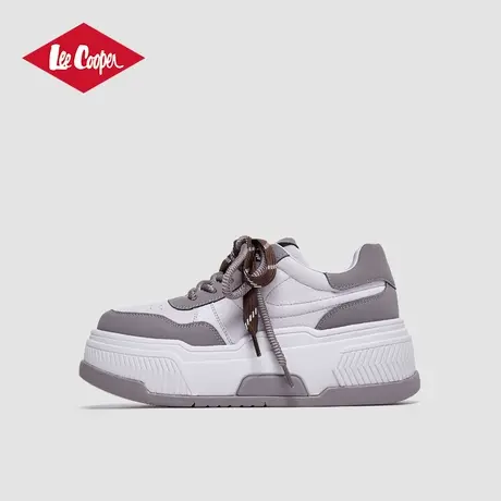 Lee Cooper2025春季新款板鞋女厚底增高学院风休闲运动鞋低帮女鞋商品大图