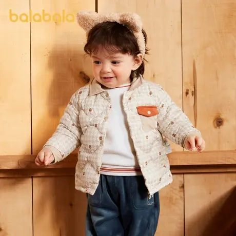 巴拉巴拉宝宝羽绒服加厚保暖男童外套2025春装精致时尚潮时尚洋气图片