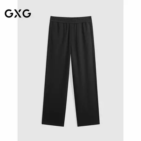 GXG男装2024年秋季品休闲裤宽松直筒裤男士卫裤长裤男商品大图